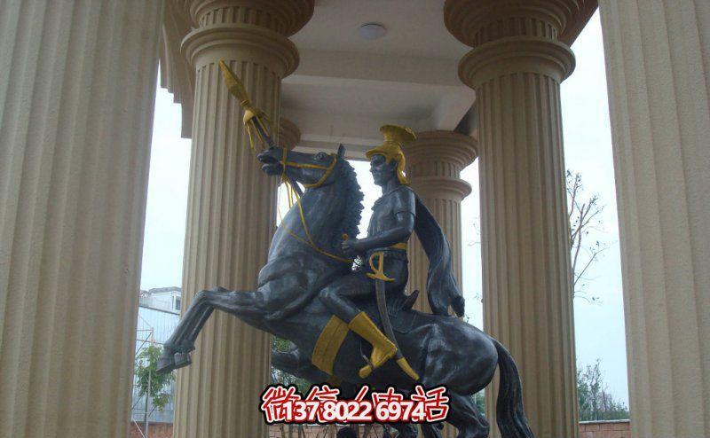 羅馬公園銅雕騎馬雕塑 羅馬公園銅雕騎馬雕塑