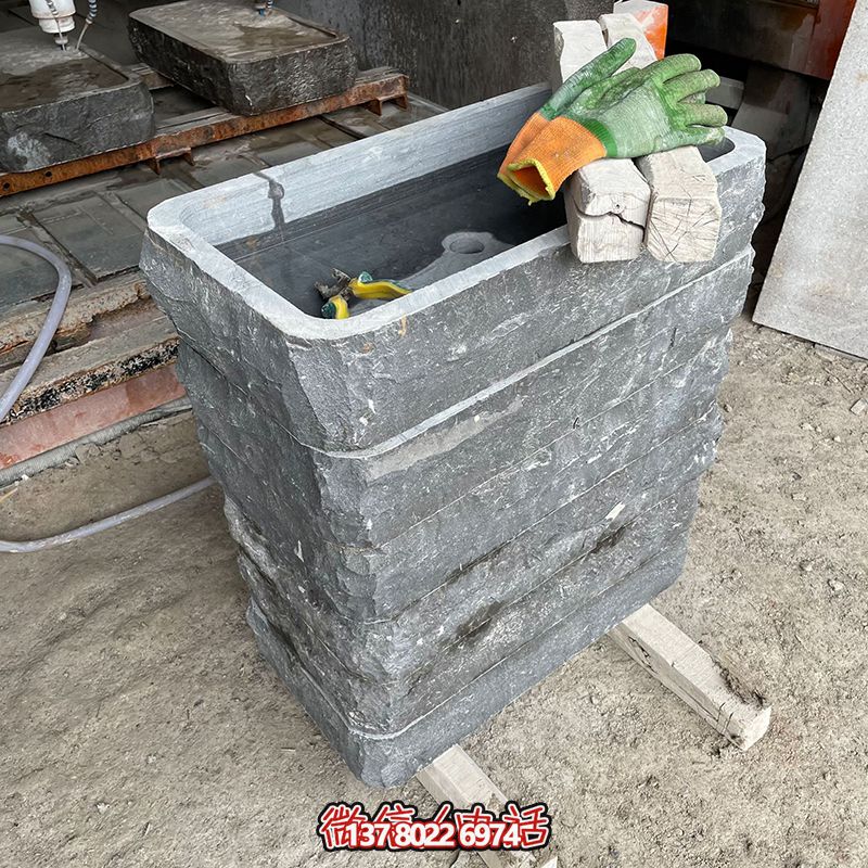 大理石種花養(yǎng)魚石槽雕塑 大理石種花養(yǎng)魚石槽雕塑