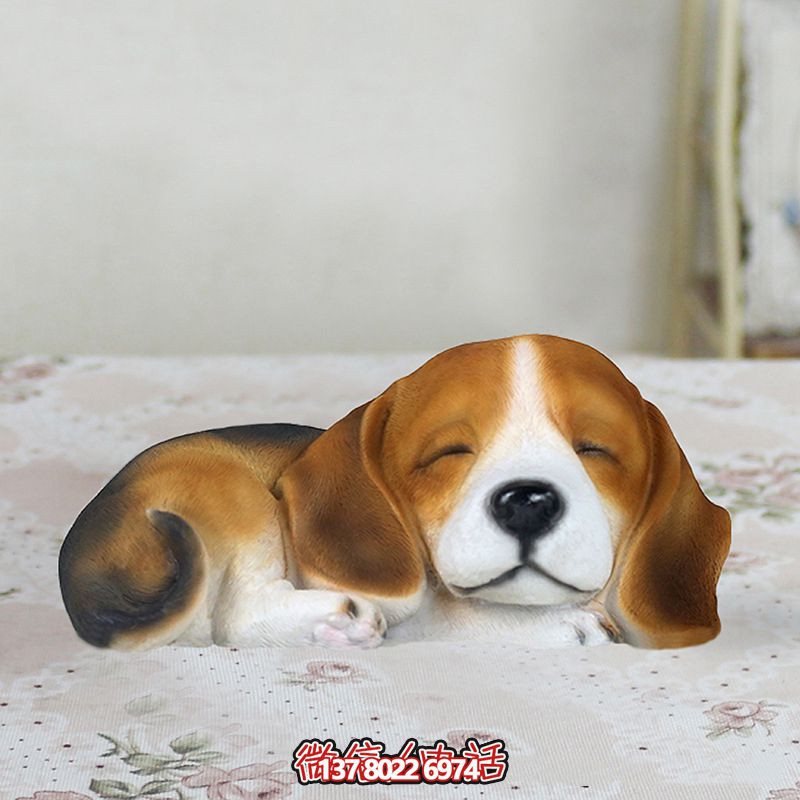 玻璃鋼創(chuàng)意室內彩繪仿真狗雕塑趴著睡覺裝飾品 玻璃鋼創(chuàng)意室內彩繪仿真狗雕塑趴著睡覺裝飾品