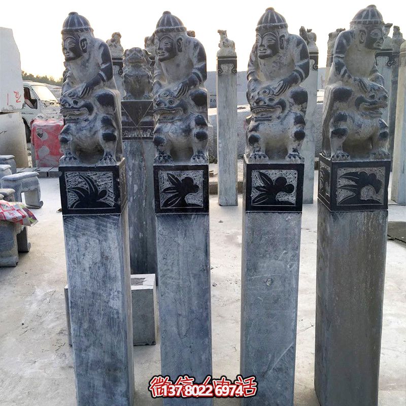 精美絕倫的拴馬柱擺件，裝飾你的庭院門(mén)口