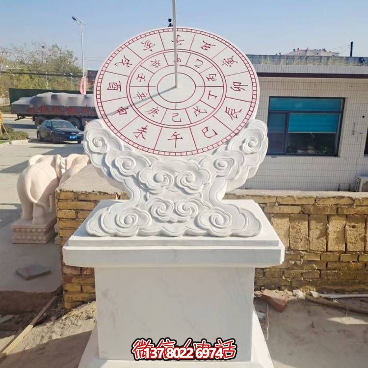 古典石雕計(jì)時(shí)器擺件，傳承校園文化