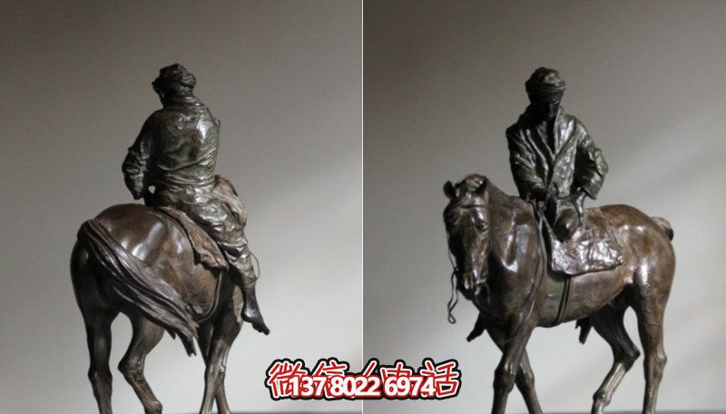 少數(shù)民族公園玻璃鋼雕塑騎馬裝飾 少數(shù)民族公園玻璃鋼雕塑騎馬裝飾