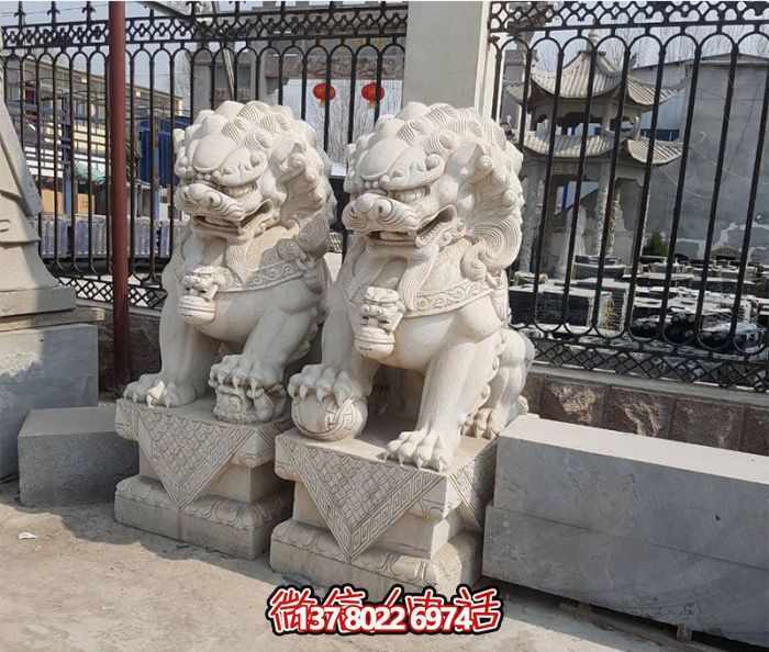 公園創(chuàng)意大理石石雕獅子雕塑 公園創(chuàng)意大理石石雕獅子雕塑