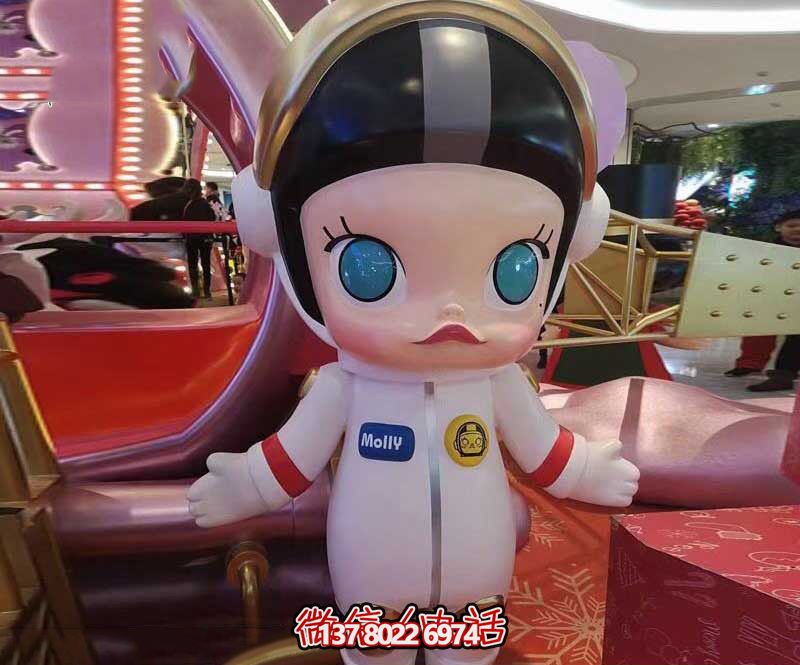 玻璃鋼彩繪創(chuàng)意太空人卡通雕塑 玻璃鋼彩繪創(chuàng)意太空人卡通雕塑