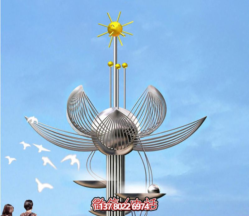 廣場(chǎng)花開(kāi)盛世抽象不銹鋼花朵雕塑 廣場(chǎng)花開(kāi)盛世抽象不銹鋼花朵雕塑