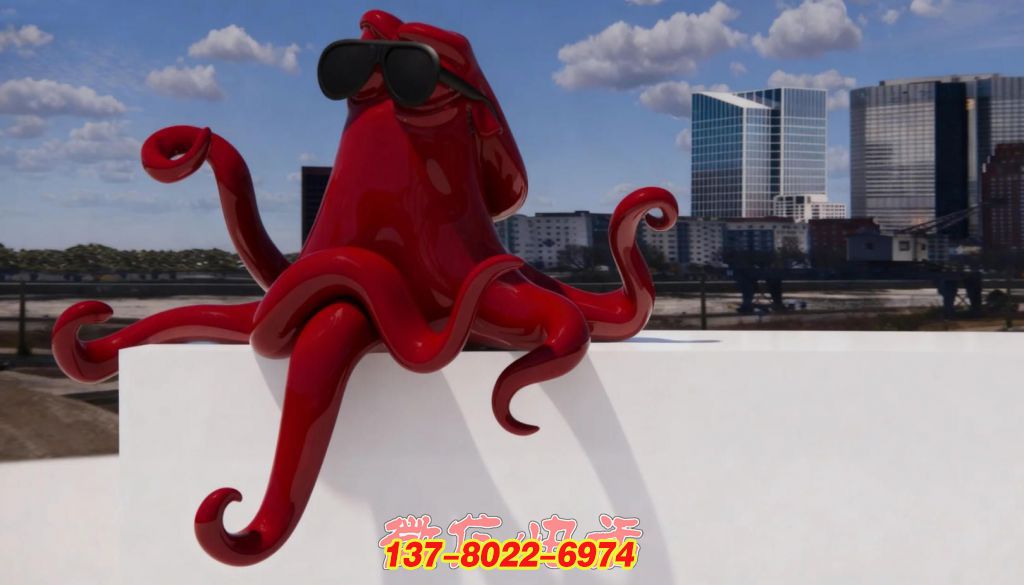 城市潮趣：不銹鋼紅章魚(yú)的景觀時(shí)尚秀