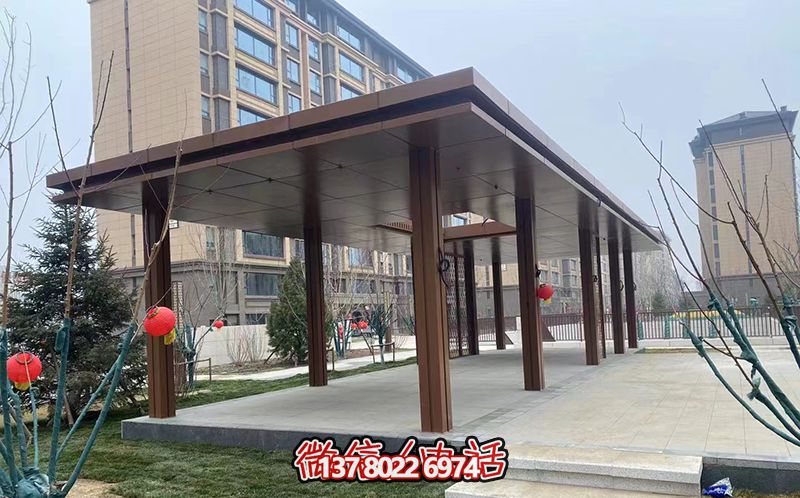 詠華園小區(qū)不銹鋼廊架